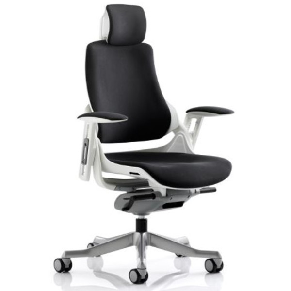 Zure Black Fabric Ergonomic Office Chair